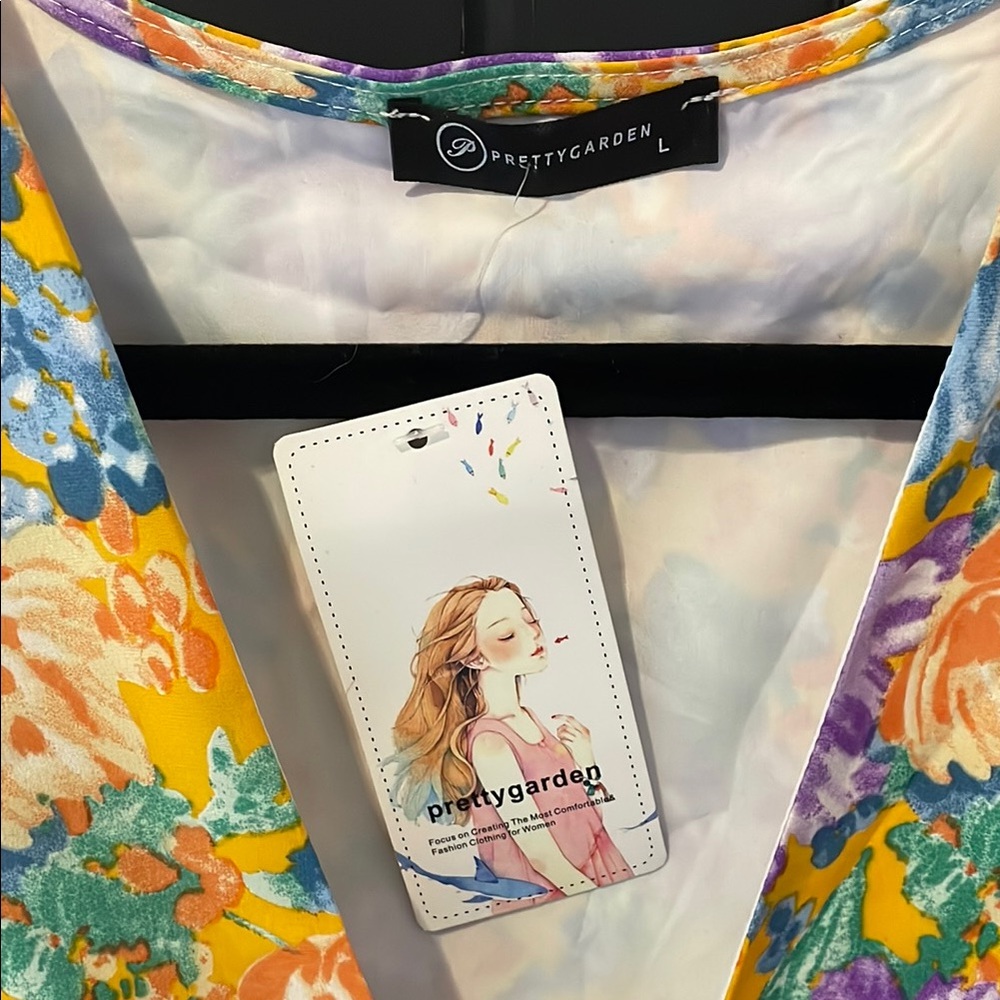 Floral Ruffle Dress - Picture 2 of 3